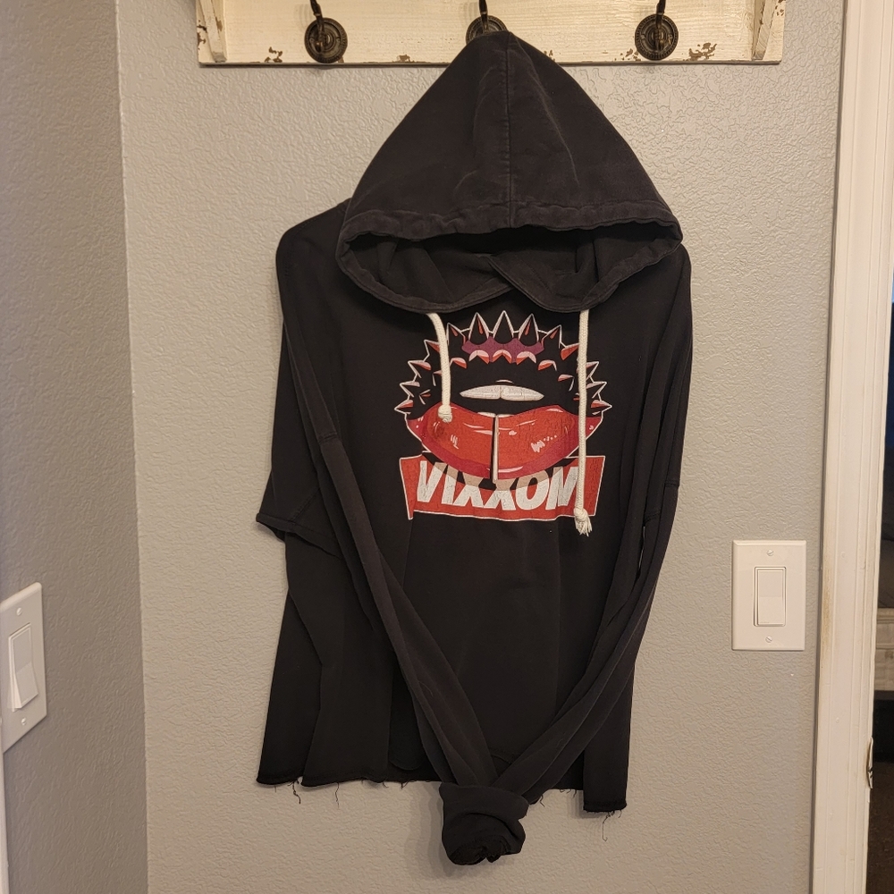 Dixxon Vixxon Crop Oversized Hoodie